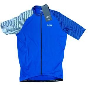 Men's Gorewear C5 jersey ultramarine short sleeve running athletic shirt size S